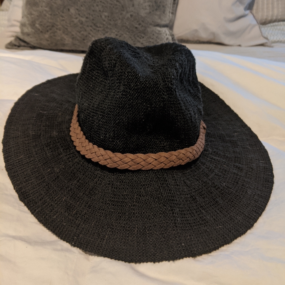 San Diego hat company black beachy fedora